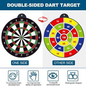 Magnetic Dart Board 12pcs Magnetic Darts Excellent Indoor Game and Party Games